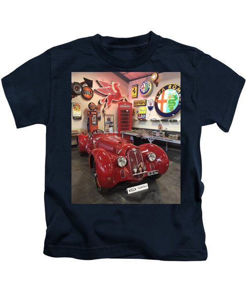 Classic Red Vintage Alfa Romeo - Kids T-Shirt