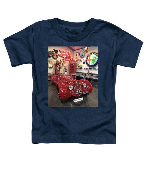 Classic Red Vintage Alfa Romeo - Toddler T-Shirt
