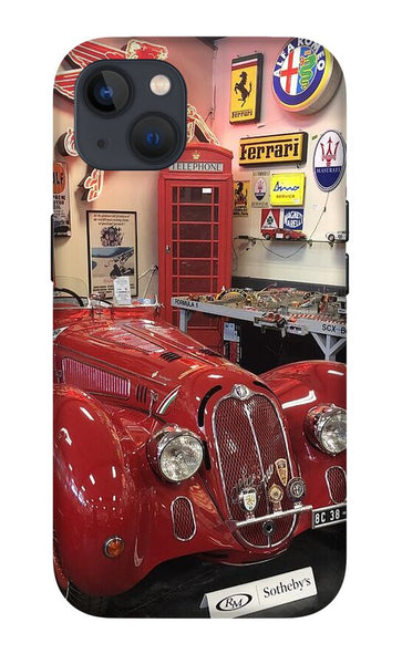 Classic Red Vintage Alfa Romeo - Phone Case