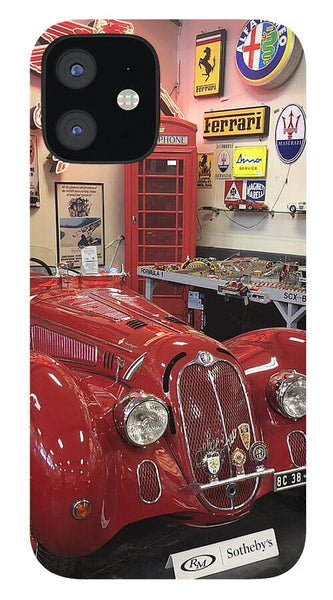 Classic Red Vintage Alfa Romeo - Phone Case