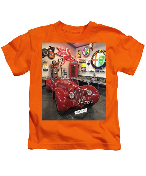 Classic Red Vintage Alfa Romeo - Kids T-Shirt