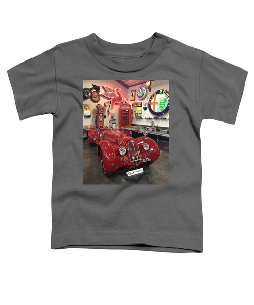 Classic Red Vintage Alfa Romeo - Toddler T-Shirt