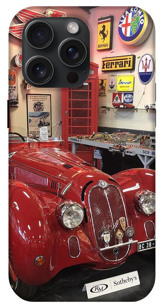 Classic Red Vintage Alfa Romeo - Phone Case