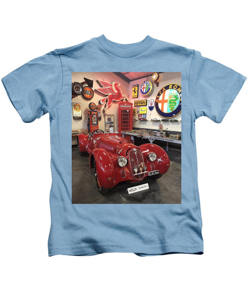Classic Red Vintage Alfa Romeo - Kids T-Shirt