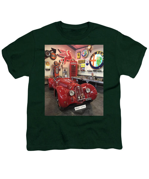 Classic Red Vintage Alfa Romeo - Youth T-Shirt