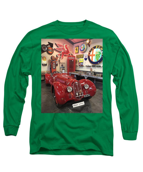 Classic Red Vintage Alfa Romeo - Long Sleeve T-Shirt