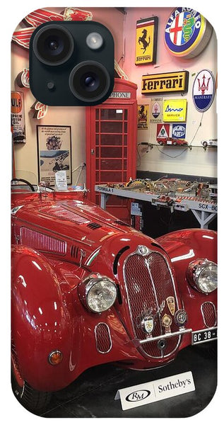 Classic Red Vintage Alfa Romeo - Phone Case