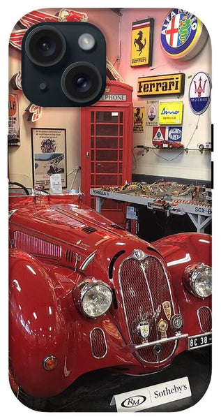 Classic Red Vintage Alfa Romeo - Phone Case