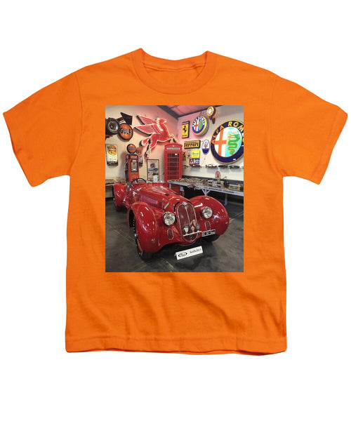 Classic Red Vintage Alfa Romeo - Youth T-Shirt