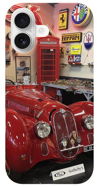 Classic Red Vintage Alfa Romeo - Phone Case