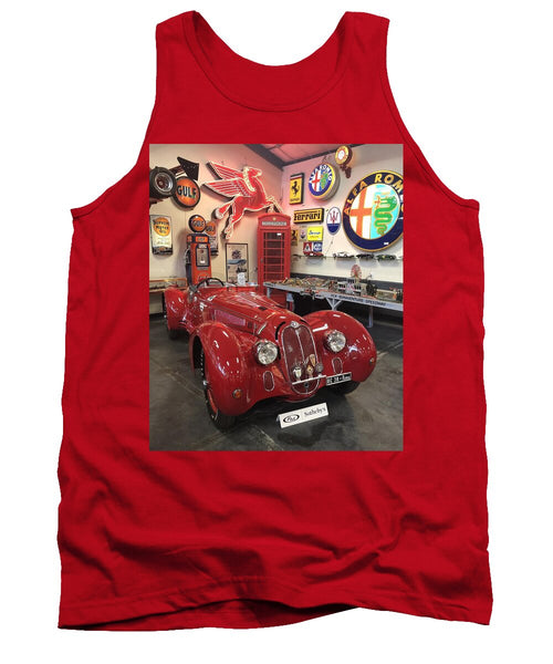 Classic Red Vintage Alfa Romeo - Tank Top