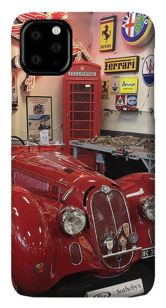Classic Red Vintage Alfa Romeo - Phone Case