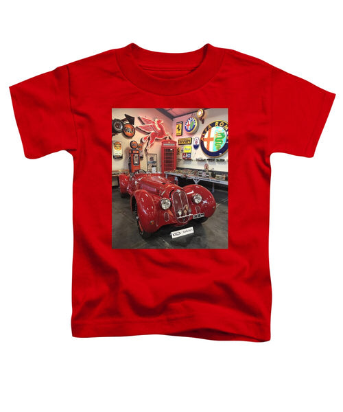 Classic Red Vintage Alfa Romeo - Toddler T-Shirt