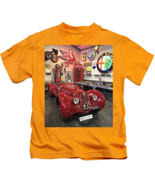 Classic Red Vintage Alfa Romeo - Kids T-Shirt