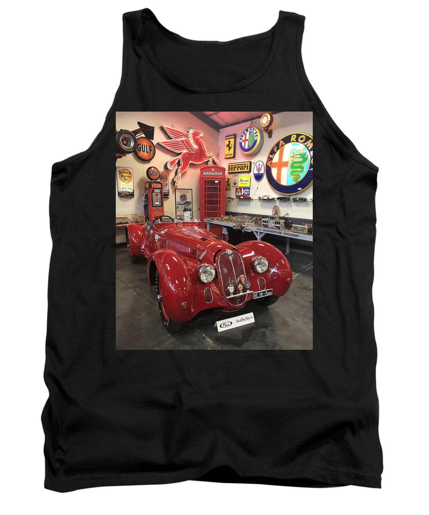Classic Red Vintage Alfa Romeo - Tank Top