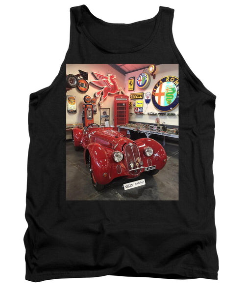 Classic Red Vintage Alfa Romeo - Tank Top