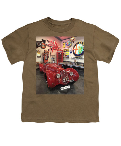 Classic Red Vintage Alfa Romeo - Youth T-Shirt