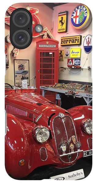 Classic Red Vintage Alfa Romeo - Phone Case