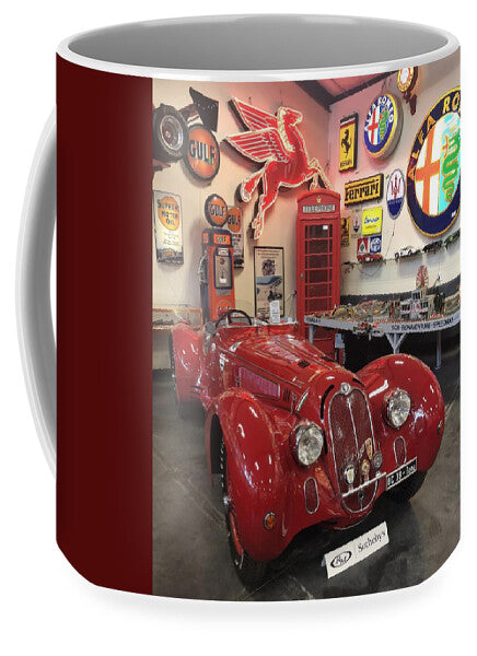 Classic Red Vintage Alfa Romeo - Mug