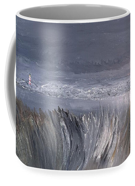Coastal Lighthouse at Dusk during the Winter - Mug