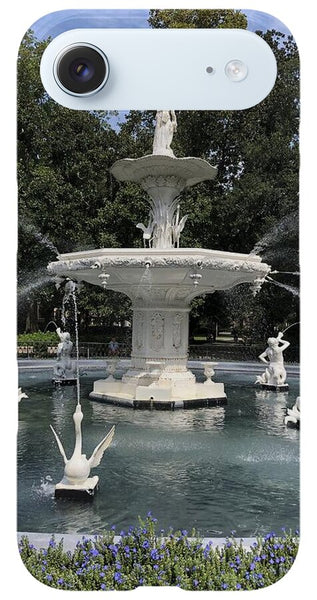 Forsythe Park Fountain Savannah Georgia - Phone Case
