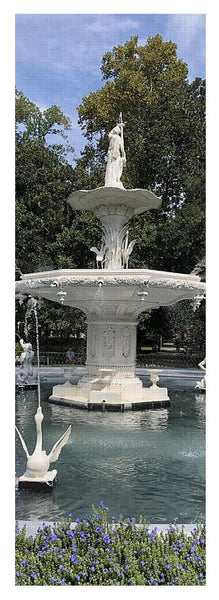 Forsythe Park Fountain Savannah Georgia - Yoga Mat