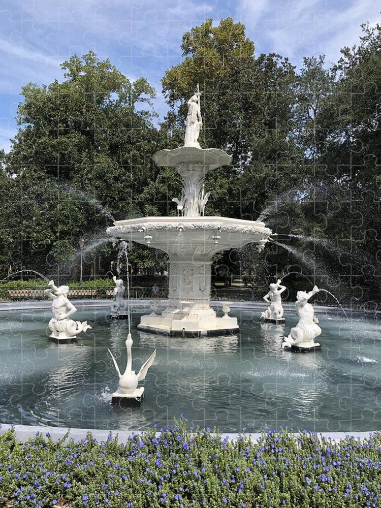 Forsythe Park Fountain Savannah Georgia - Puzzle