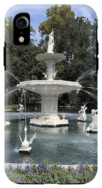 Forsythe Park Fountain Savannah Georgia - Phone Case