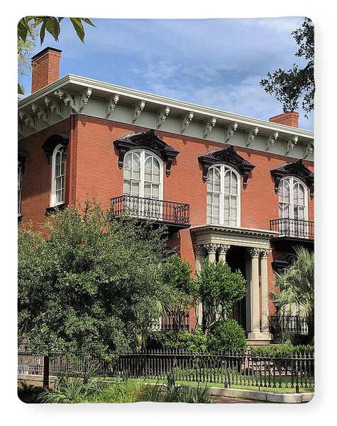 Historic Red Brick Mansion - Blanket