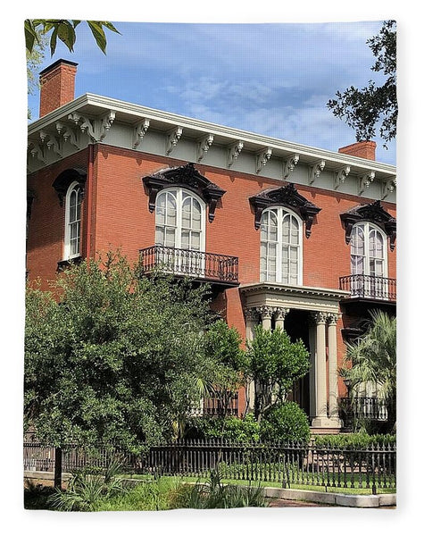 Historic Red Brick Mansion - Blanket