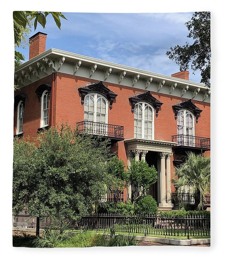 Historic Red Brick Mansion - Blanket