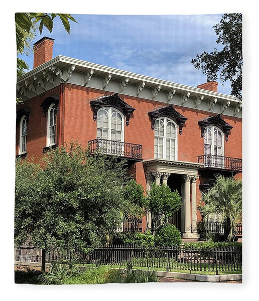 Historic Red Brick Mansion - Blanket