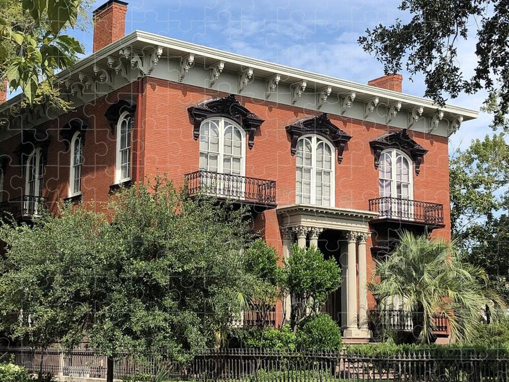 Historic Red Brick Mansion - Puzzle