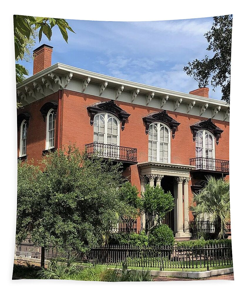 Historic Red Brick Mansion - Tapestry
