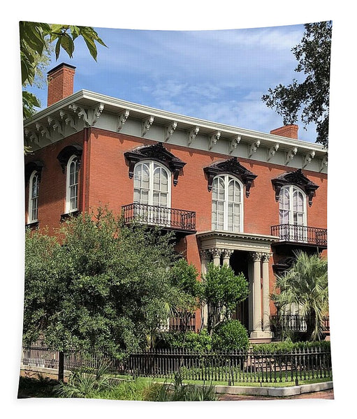 Historic Red Brick Mansion - Tapestry