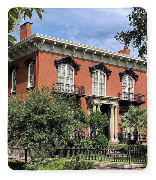 Historic Red Brick Mansion - Blanket