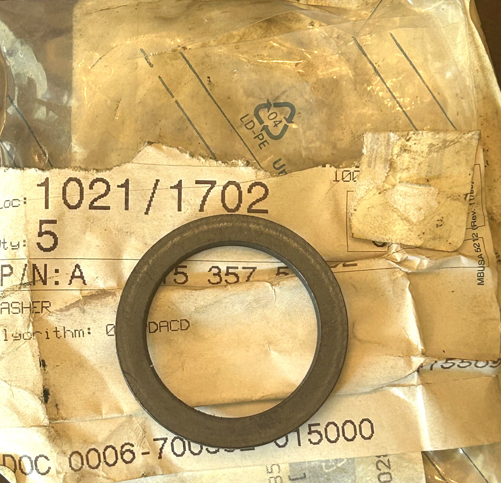 MERCEDES NOS GENUINE REAR AXLE SPACER 115 357 58 52