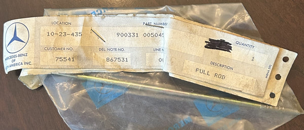 NOS MERCEDES INJECTION PUMP PULL ROD N900331005045