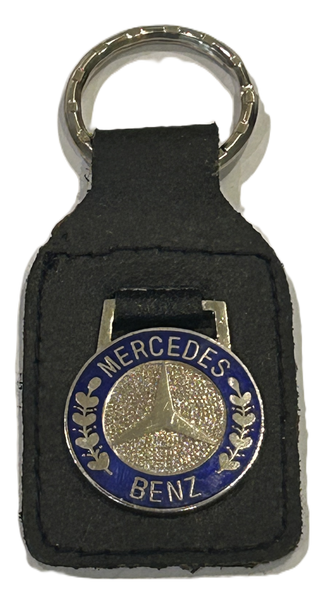 MERCEDES BENZ NOS LEATHER KEY FOB