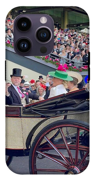 Royal Procession with Elegant Attire at the Ascott - Phone Case
