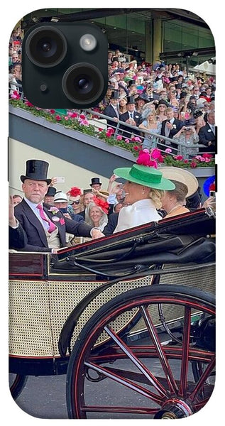 Royal Procession with Elegant Attire at the Ascott - Phone Case