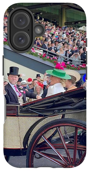 Royal Procession with Elegant Attire at the Ascott - Phone Case