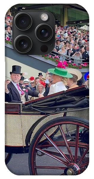 Royal Procession with Elegant Attire at the Ascott - Phone Case
