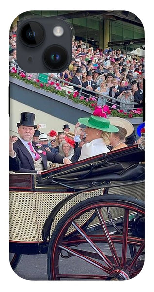 Royal Procession with Elegant Attire at the Ascott - Phone Case