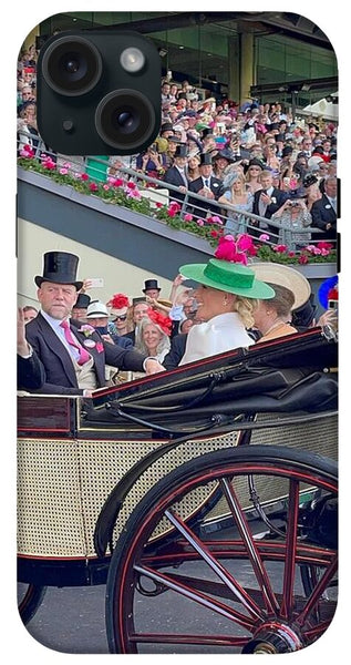 Royal Procession with Elegant Attire at the Ascott - Phone Case