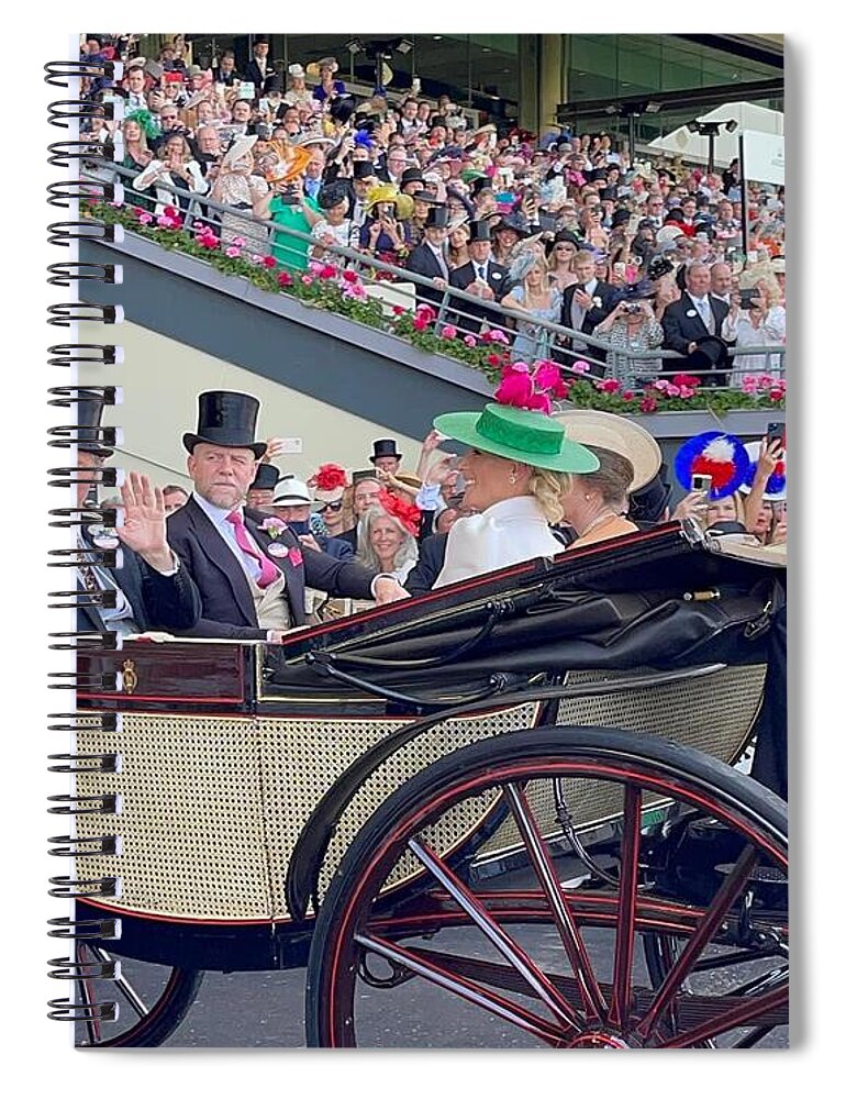 Royal Procession with Elegant Attire at the Ascott - Spiral Notebook