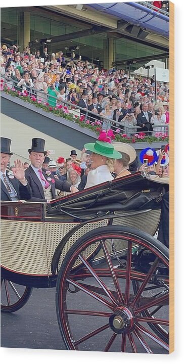 Royal Procession with Elegant Attire at the Ascott - Wood Print