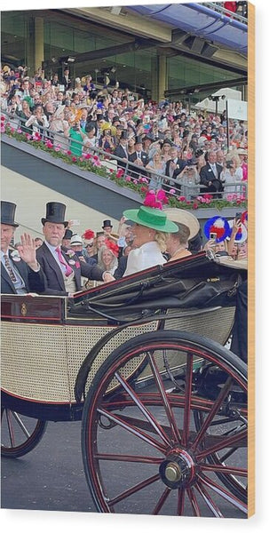 Royal Procession with Elegant Attire at the Ascott - Wood Print
