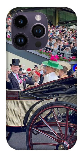 Royal Procession with Elegant Attire at the Ascott - Phone Case