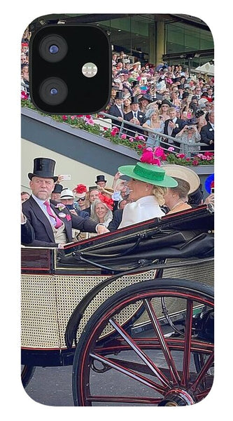 Royal Procession with Elegant Attire at the Ascott - Phone Case